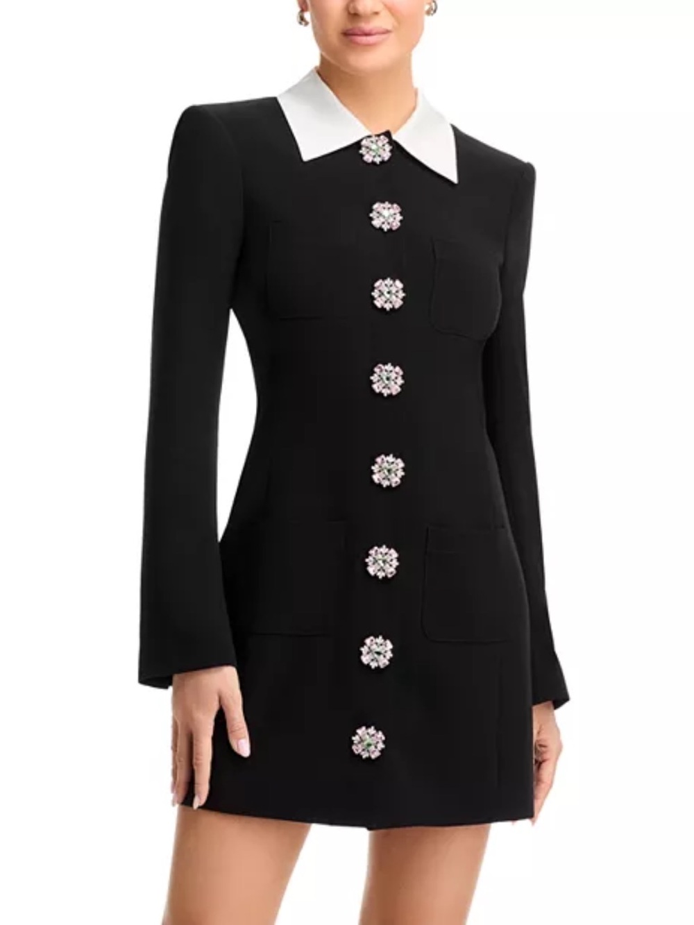 Cinq A Sept Embellished Mini Dress